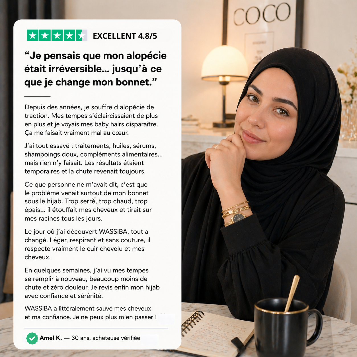WASSIBA | Le Sous-Hijab Protecteur